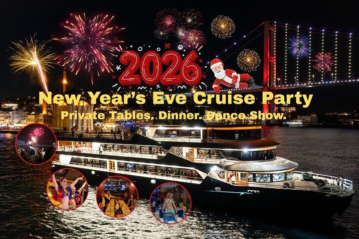 Bosporus Silvester-Dinner-Kreuzfahrt 2026/27